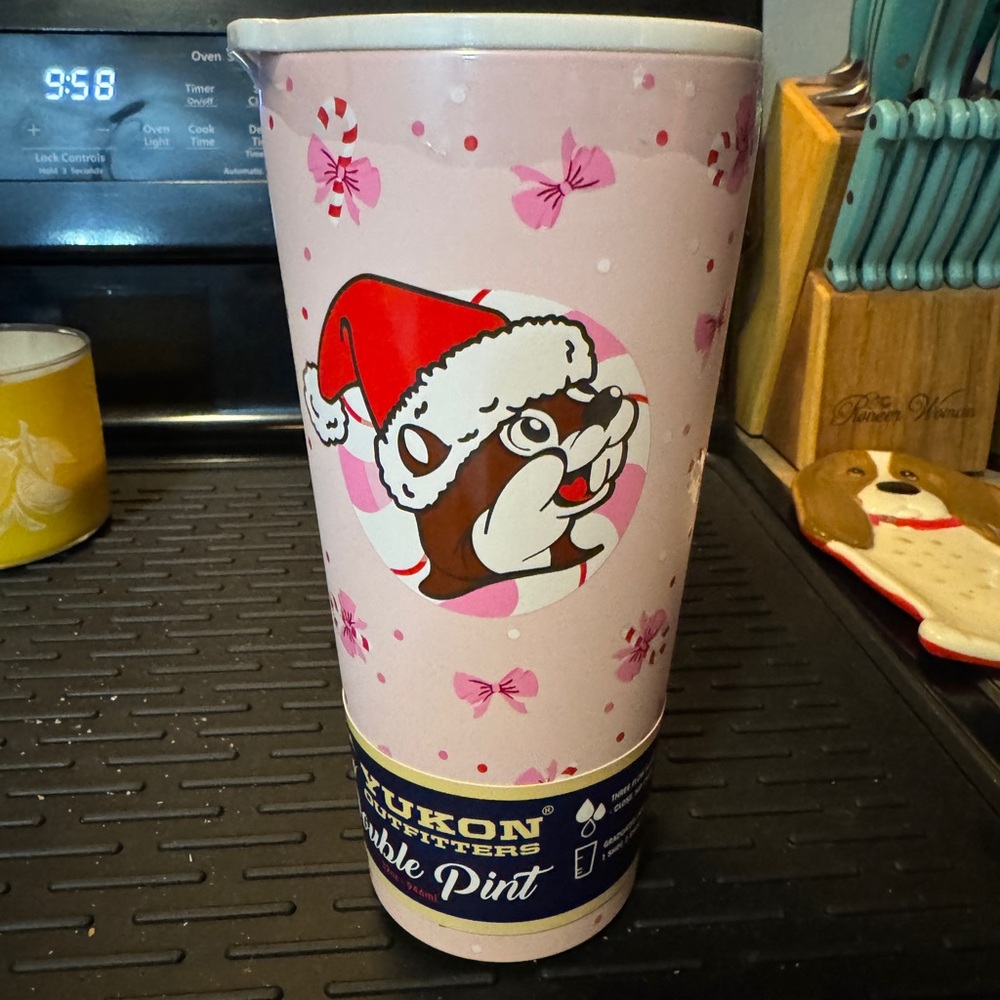 Buc-ee’s Yukon Outfitters Pink Holiday Tumbler